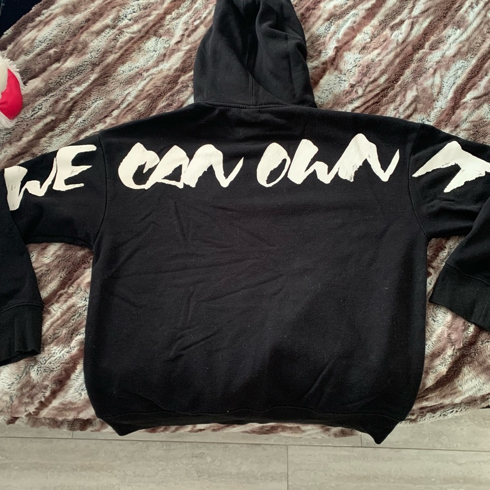X’O H&M hoodie. If it ain’t X’O then it gotta go. Size medium black hoodie